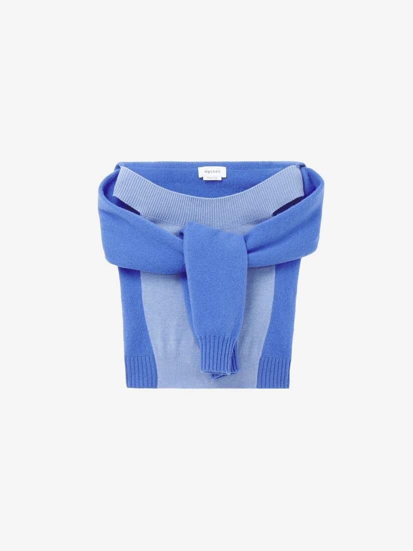 Wool Cashmere Trompe-l'œil Knit Top by ALEXANDER MCQUEEN