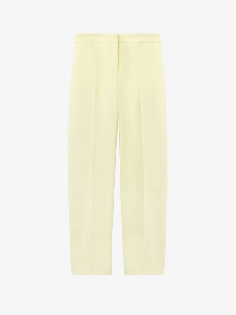 Wool Gabardine Cigarette Trousers by ALEXANDER MCQUEEN