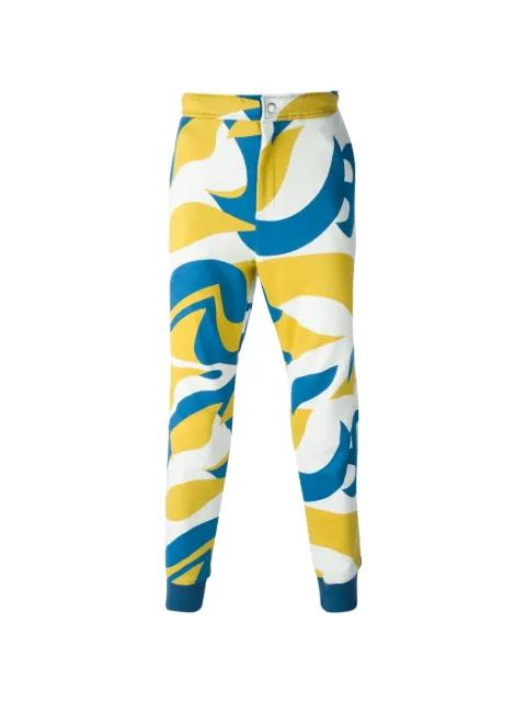 abstract-print track pants by ALEXANDER MCQUEEN