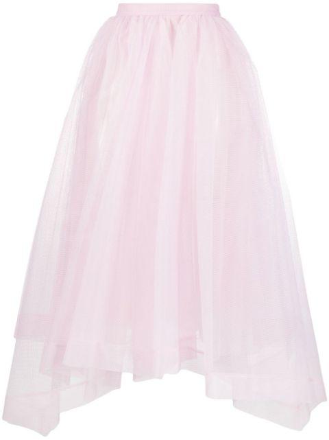 asymmetric-design tiered-skirt by ALEXANDER MCQUEEN