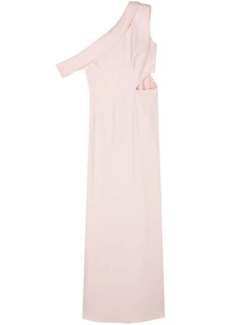 asymmetric maxi dress by ALEXANDER MCQUEEN