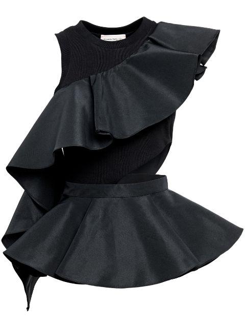 asymmetric tank top by ALEXANDER MCQUEEN