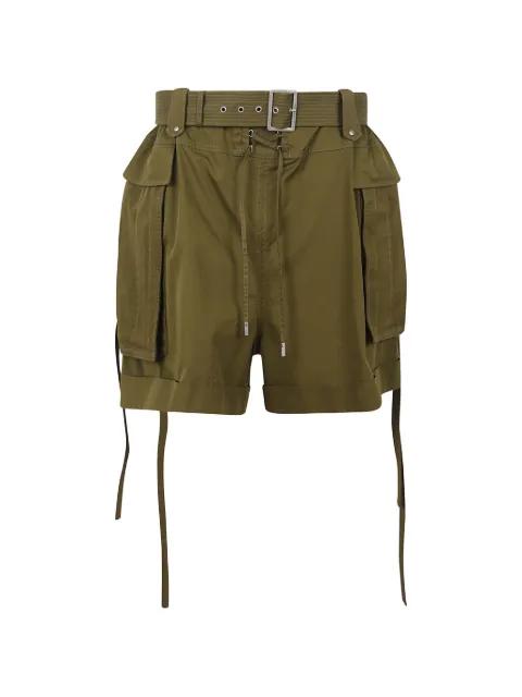 belted cargo-pocket oversized shorts by ALEXANDER MCQUEEN