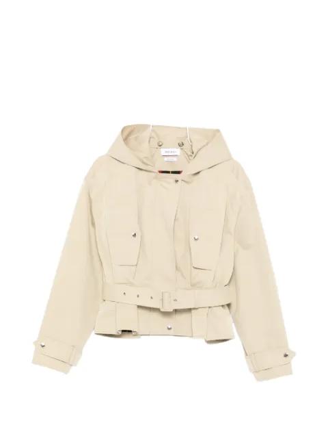 belted peplum jacket by ALEXANDER MCQUEEN