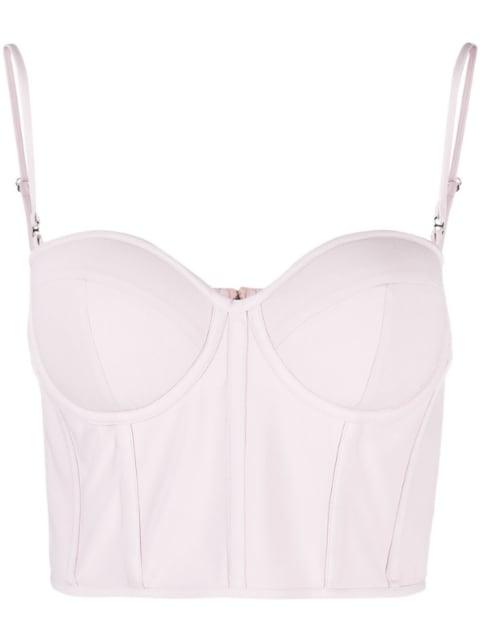 boned corset top by ALEXANDER MCQUEEN