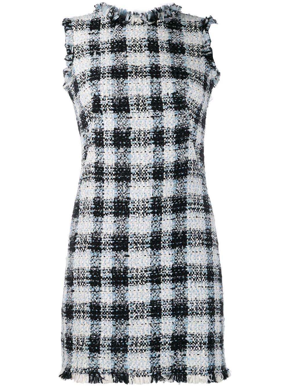 bouclé tweed mini dress by ALEXANDER MCQUEEN