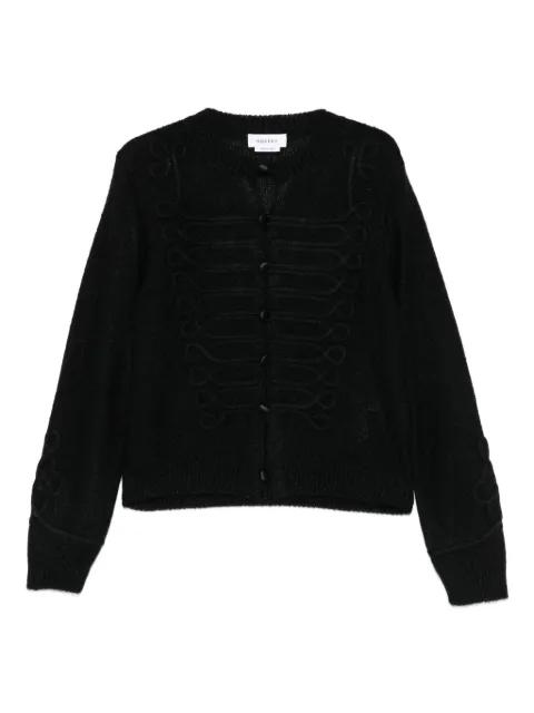 braided-detail button cardigan by ALEXANDER MCQUEEN