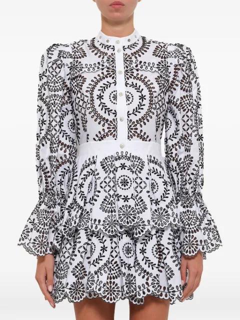 broderie-anglaise tiered dress by ALEXANDER MCQUEEN