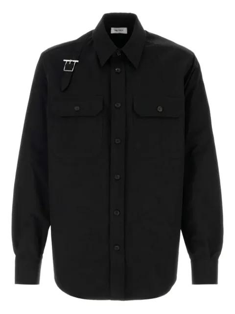 buckle-detail long-sleeves shirt by ALEXANDER MCQUEEN