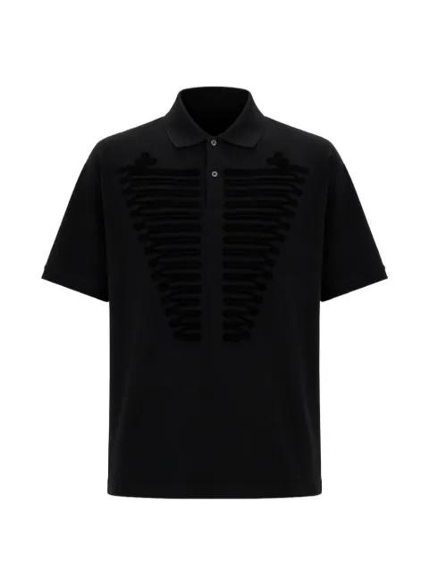 button-fastening polo shirt by ALEXANDER MCQUEEN