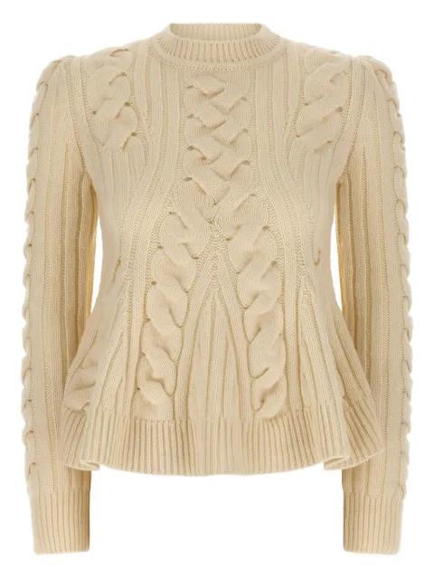 cable-knit sweater by ALEXANDER MCQUEEN