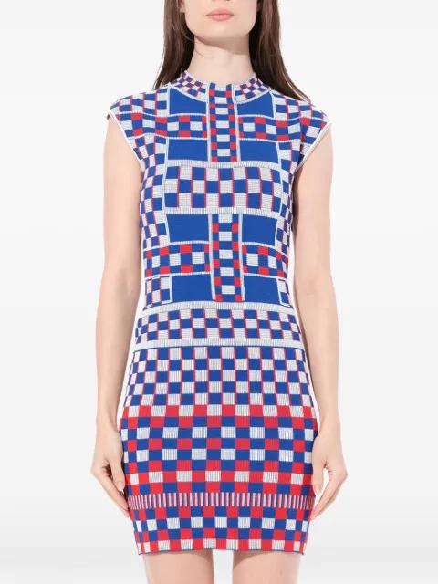 check-pattern dress by ALEXANDER MCQUEEN