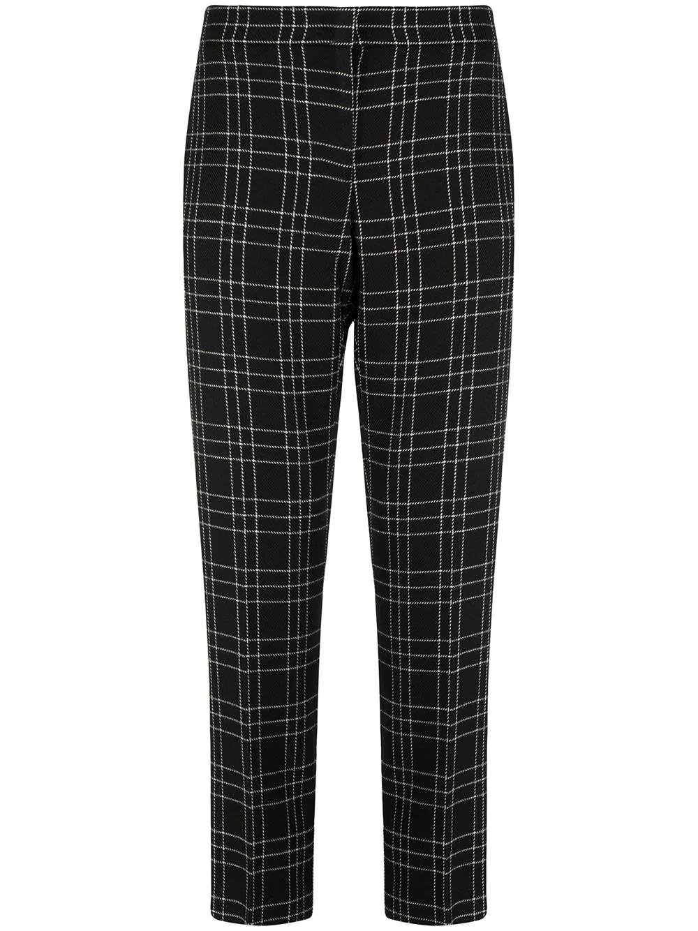 checked cropped trousers by ALEXANDER MCQUEEN