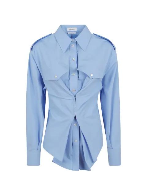 corset-style epaulette shirt by ALEXANDER MCQUEEN