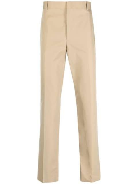 cotton cigarette trousers by ALEXANDER MCQUEEN