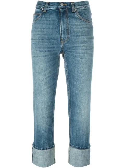 cropped jeans by ALEXANDER MCQUEEN