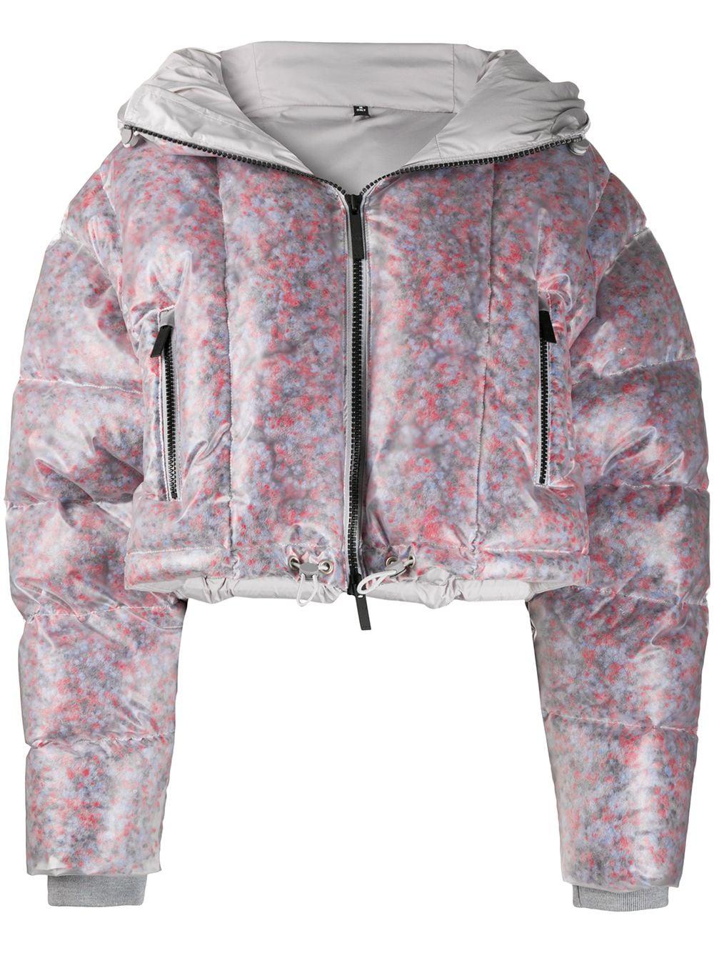 cropped transparent padded jacket by ALEXANDER MCQUEEN