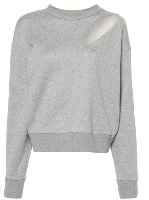 cut-out jersey sweatshirt by ALEXANDER MCQUEEN