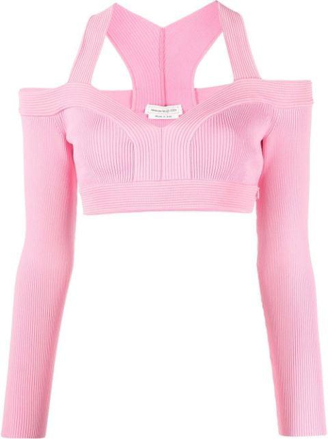 cut-out knitted top by ALEXANDER MCQUEEN