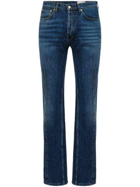 dart-detail straight-leg jeans by ALEXANDER MCQUEEN