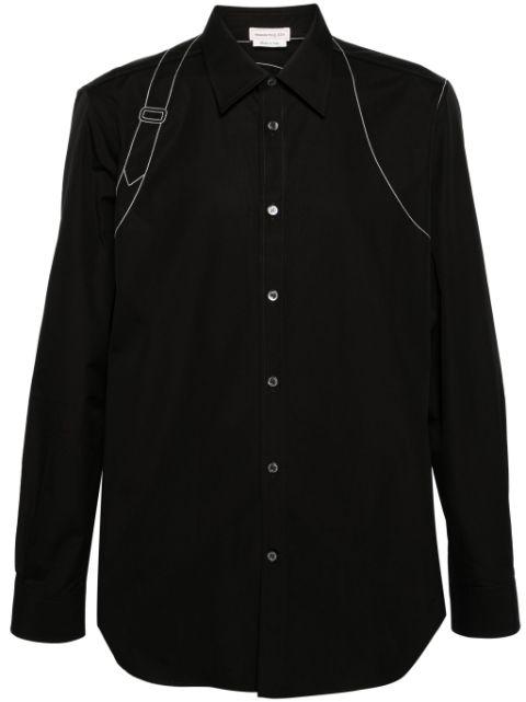 decorative-stitching cotton shirt by ALEXANDER MCQUEEN