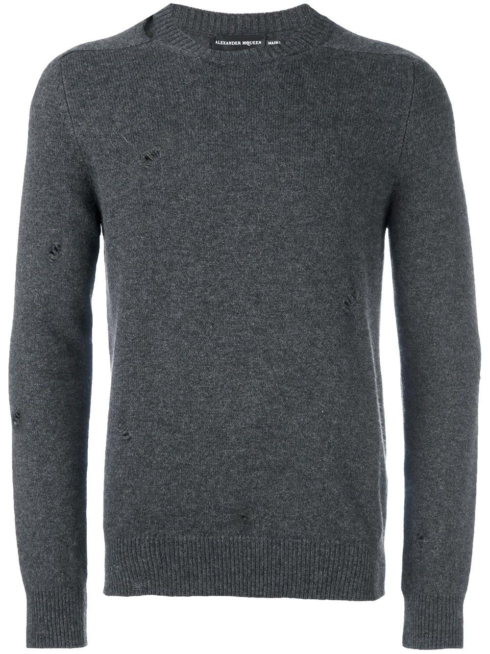 distressed jumper by ALEXANDER MCQUEEN