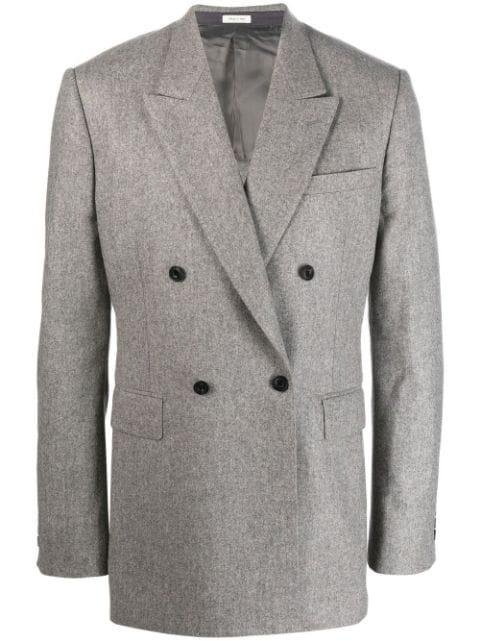 double-breasted felted blazer by ALEXANDER MCQUEEN