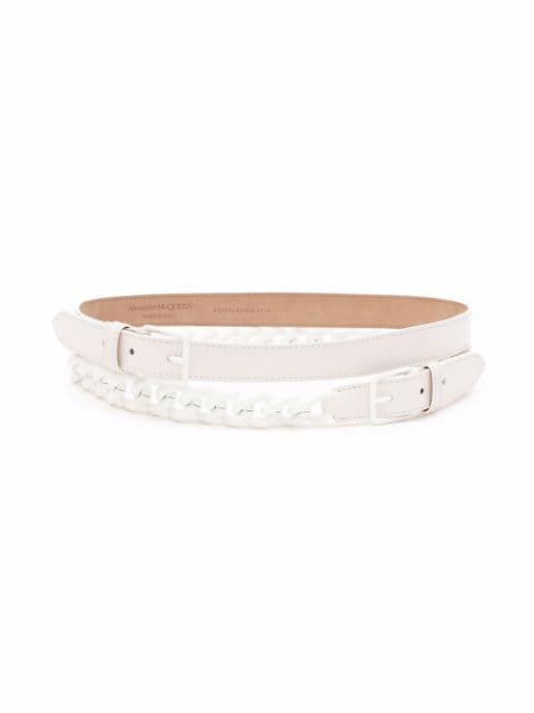 double-chain belt by ALEXANDER MCQUEEN