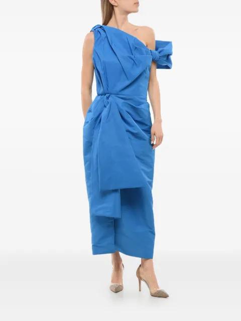 draped midi dress by ALEXANDER MCQUEEN
