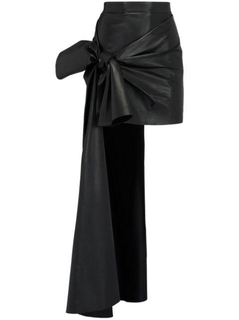 draped mini skirt by ALEXANDER MCQUEEN