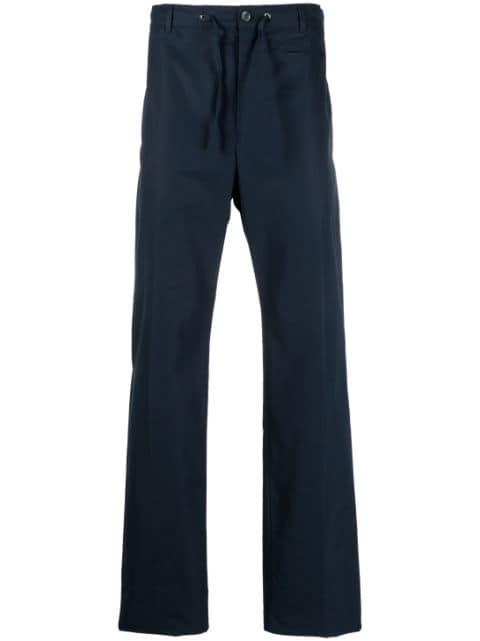 drawstring-waist cotton trousers by ALEXANDER MCQUEEN