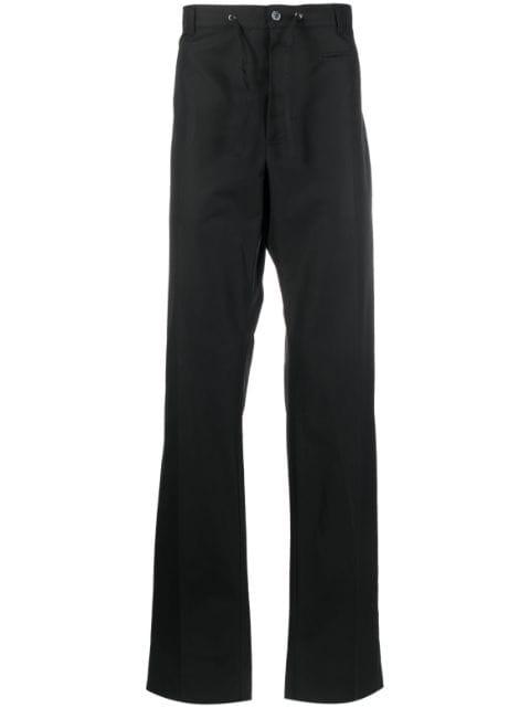 drawstring-waist straight-leg trousers by ALEXANDER MCQUEEN