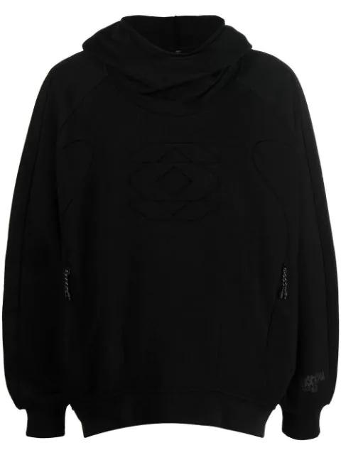 embossed-detail loose-fit hoodie by ALEXANDER MCQUEEN