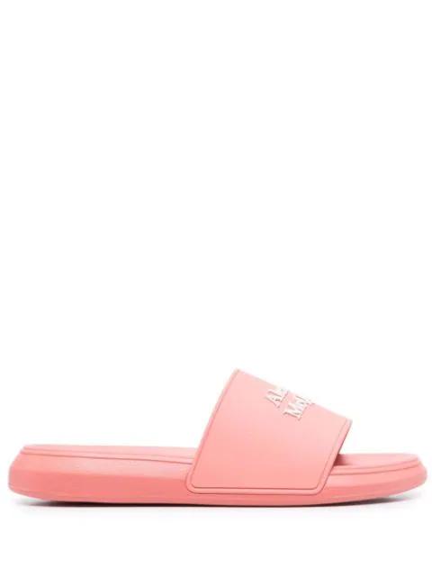 embossed-print slides by ALEXANDER MCQUEEN