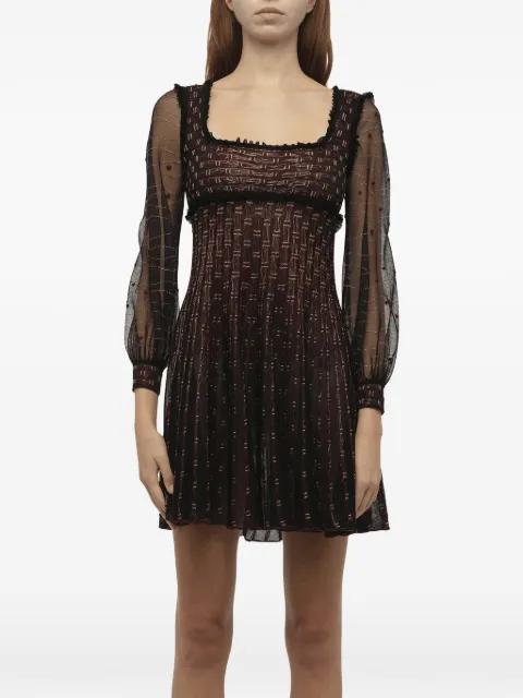 embroidered lace mini dress by ALEXANDER MCQUEEN