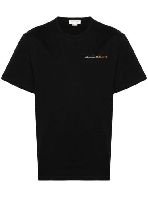 embroidered-logo cotton T-shirt by ALEXANDER MCQUEEN