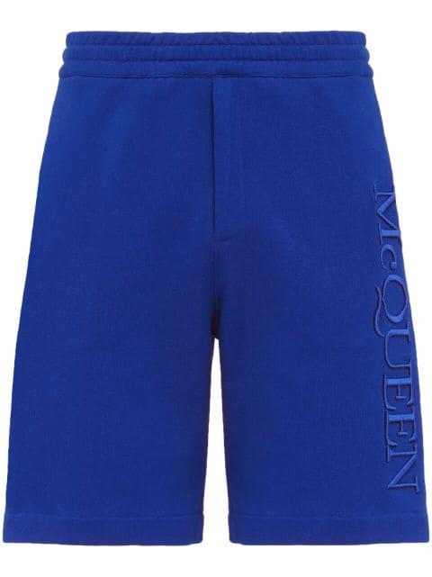 embroidered logo track shorts by ALEXANDER MCQUEEN