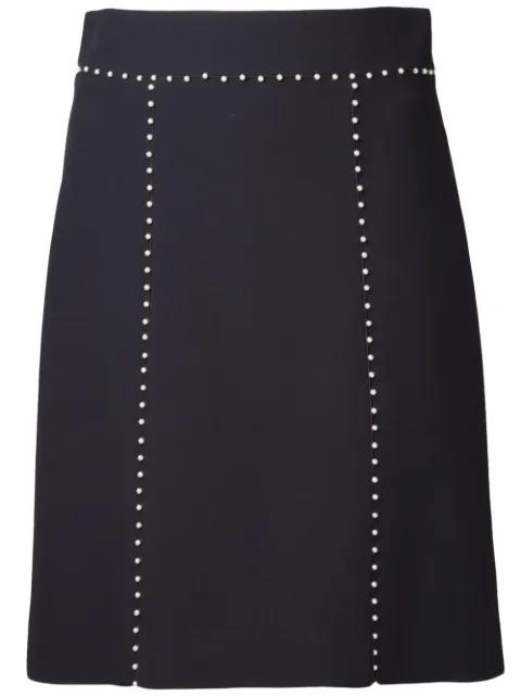 faux pearl a-line skirt by ALEXANDER MCQUEEN