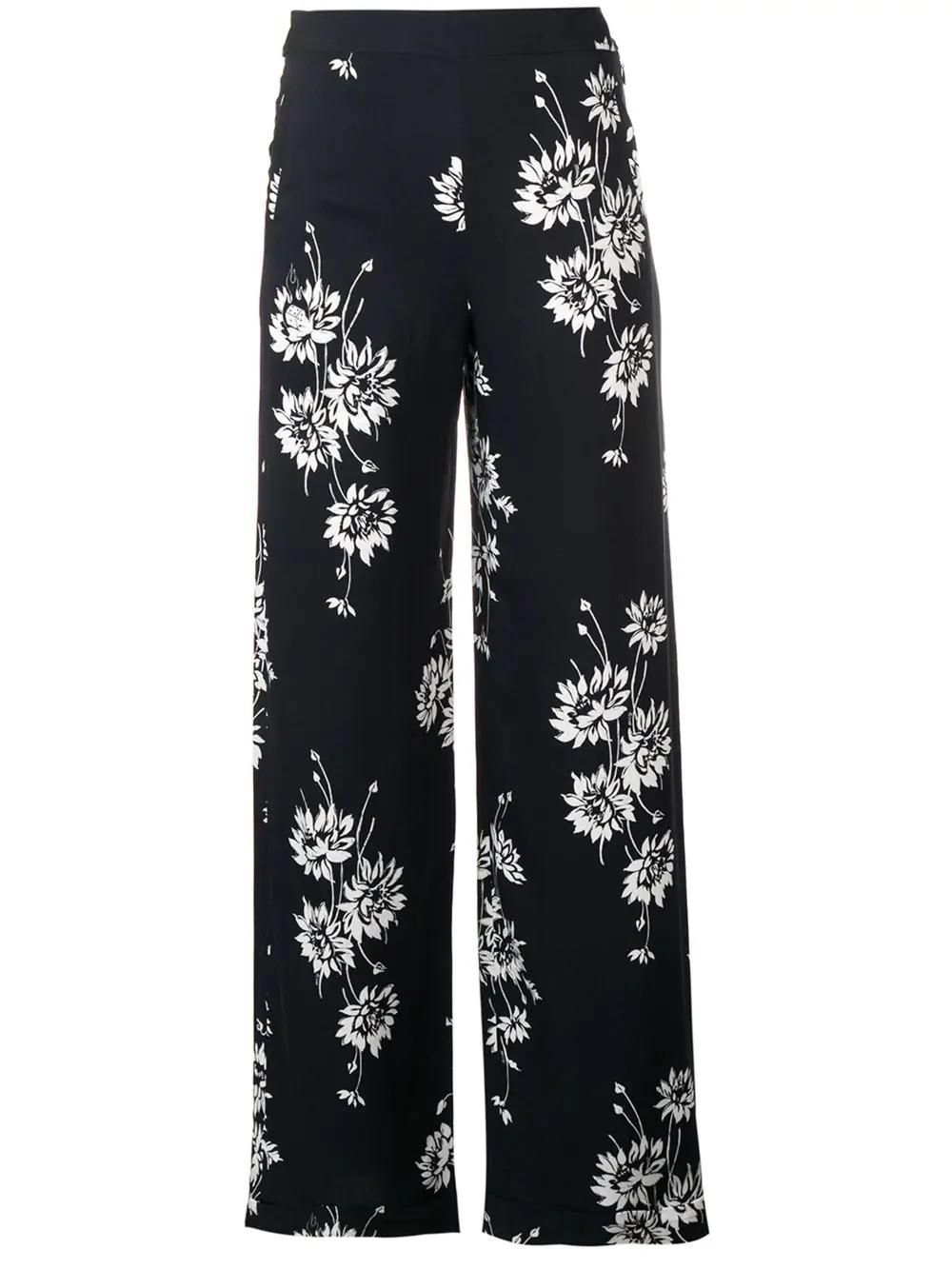 floral printed trousers by ALEXANDER MCQUEEN