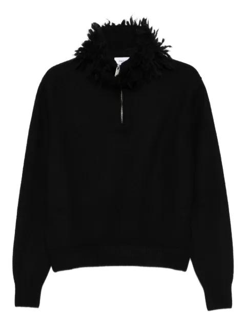 fringed-collar jumper by ALEXANDER MCQUEEN