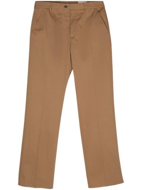 gabardine straight-leg trousers by ALEXANDER MCQUEEN