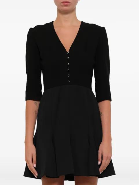 godet-panel flared dress by ALEXANDER MCQUEEN