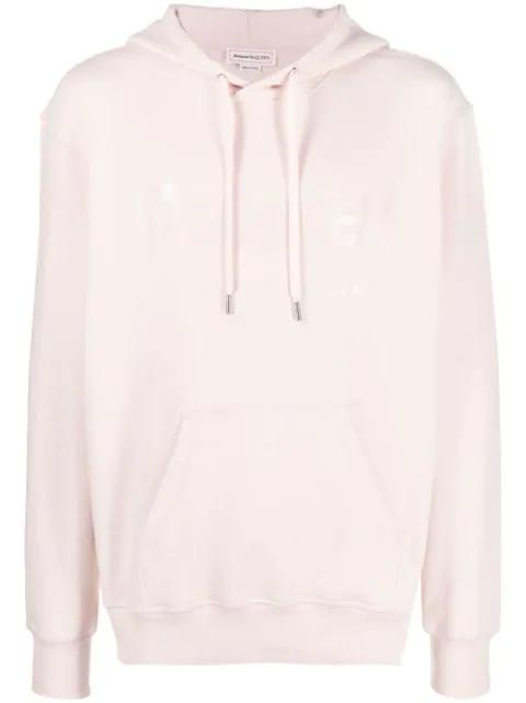 graffiti-logo print hoodie by ALEXANDER MCQUEEN