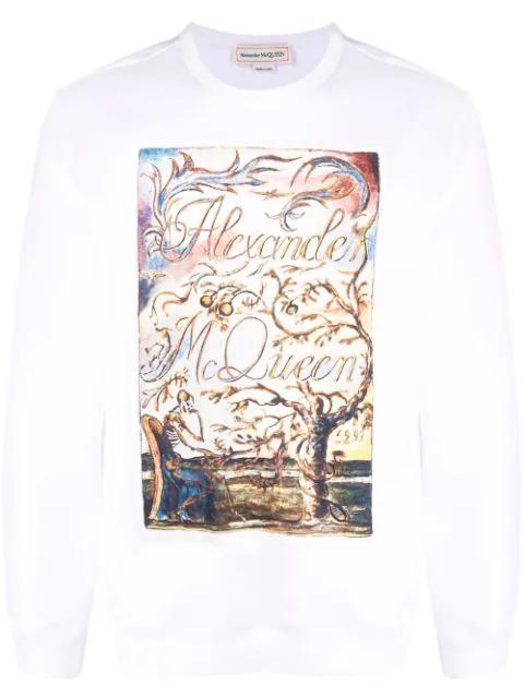 graphic-print sweatshirt by ALEXANDER MCQUEEN