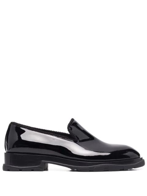 high-shine round-toe loafers by ALEXANDER MCQUEEN