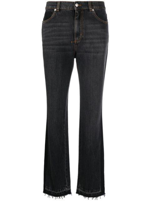 high-waist bootcut jeans by ALEXANDER MCQUEEN
