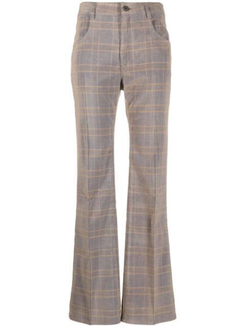 high-waisted flared pants by ALEXANDER MCQUEEN