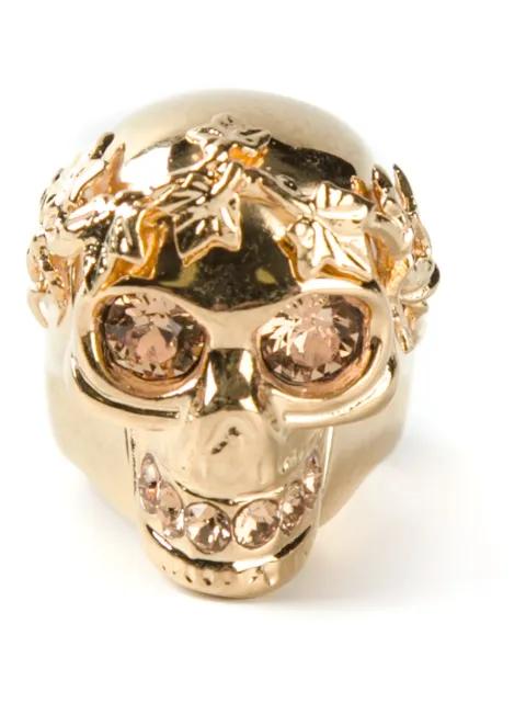 ivy skull cocktail ring by ALEXANDER MCQUEEN