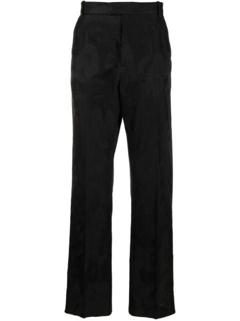 jacquard tailored trousers by ALEXANDER MCQUEEN