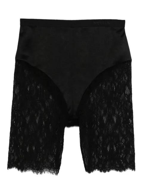 lace-panelled shorts by ALEXANDER MCQUEEN